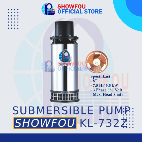 [EZM.6600012] SHOWFOU Submersible Pump KL-732Z 8 Inch