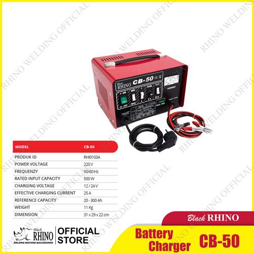 [EZM.3900018] RHINO Battery Charger - 220V CB 50