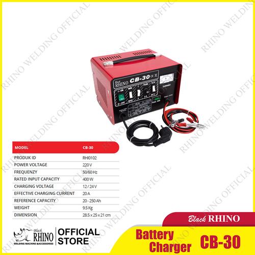 [EZM.3900020] RHINO Battery Charger - 220V CB 30