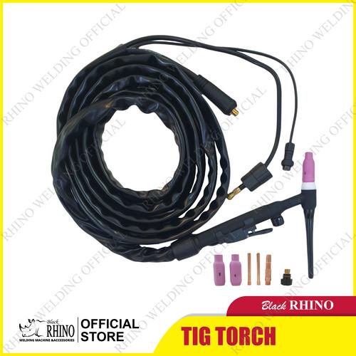 [EZM.3900032] RHINO TIG TORCH for HT 160/200 WP-17S-1 Stang Las