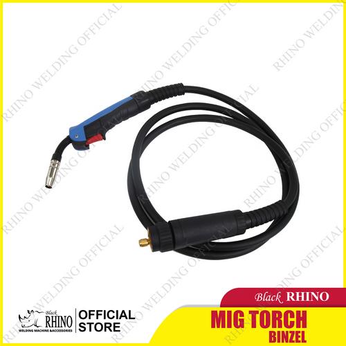 [EZM.3900035] RHINO Binzel MIG Torch MB-15 AK 300cm / Stang Las MIG