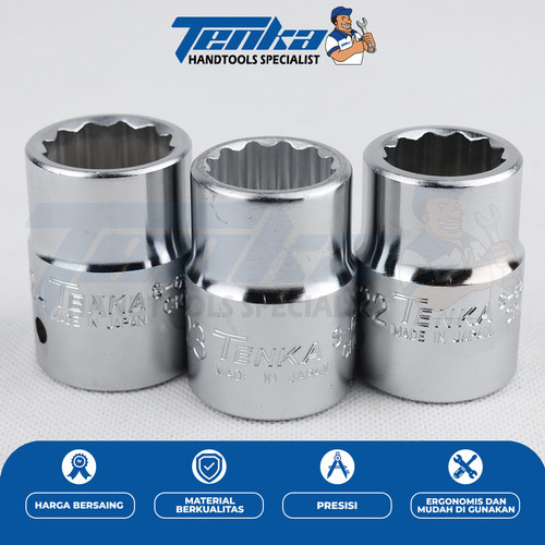 [EZM.1400001] Kunci Sock 12pt / 12pt Socket 22mm - 24mm Tenka