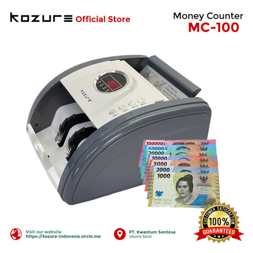 [EZO.7600034] MONEY COUNTER Kozure MC100 Mesin Hitung Uang Fitur Sensor UV ADD BATCH
