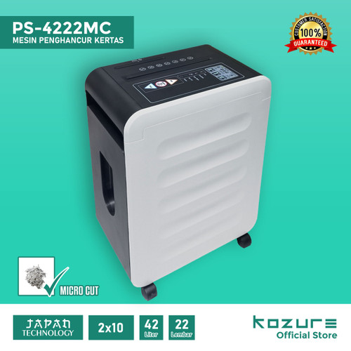 [EZO.7600043] PS-4222MC Paper Shredder MICRO CUT Kozure Mesin Penghancur Kertas