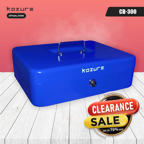 [EZO.7600044] CASH BOX Kozure CB 300 Brankas Mini Kotak Penyimpanan Uang Perhiasan