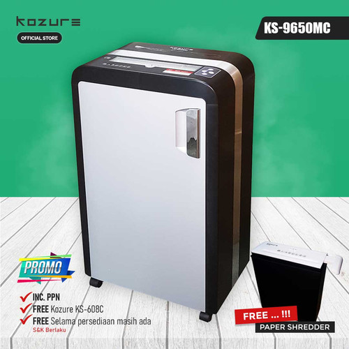 [EZO.7600049] PAPER SHREDDER Kozure KS-9650 MC Mesin Penghancur Kertas Micro Cut
