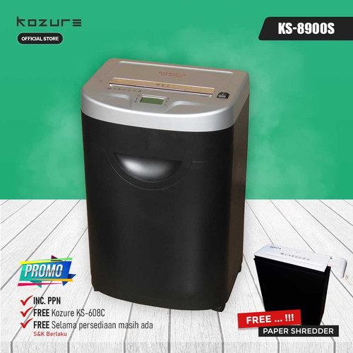 [EZO.7600048] PAPER SHREDDER Kozure KS-8900 S Mesin Penghancur Kertas Strip Cut