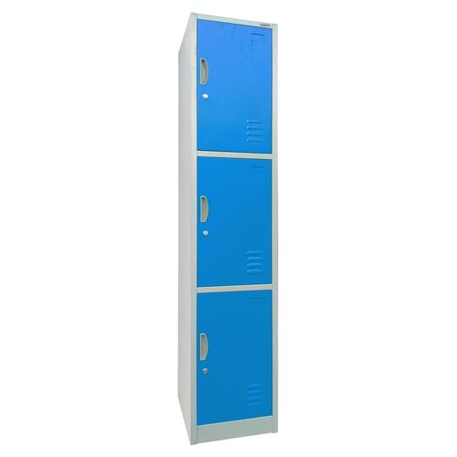 [EZO.7600059] Lemari Loker Besi 3 Pintu