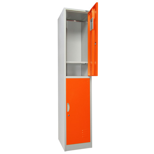 [EZO.7600062] Lemari Loker Besi 2 Pintu Plus Holder Gantungan