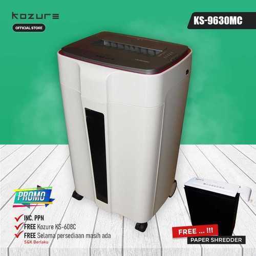 [EZO.7600064] PAPER SHREDDER Kozure KS-9630 MC Mesin Penghancur Kertas Micro Cut