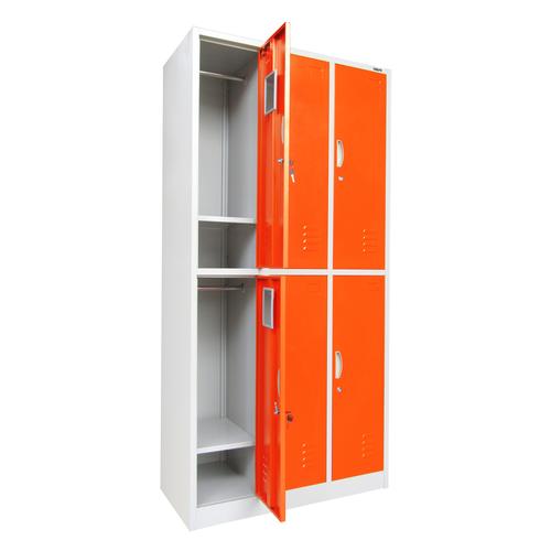 [EZO.7600066] Lemari Loker Besi 6 Pintu Plus Holder Gantungan