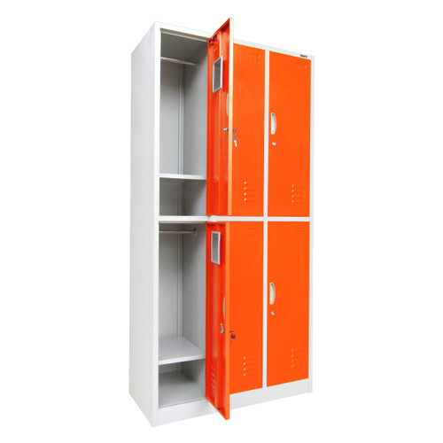 [EZO.7600066] Lemari Loker Besi 6 Pintu Plus Holder Gantungan
