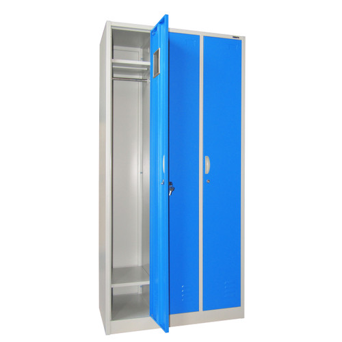 [EZO.7600067] Lemari Loker Besi 3 Pintu Plus Holder Gantungan