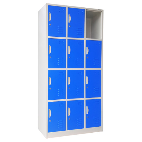 [EZO.7600072] Lemari Loker Besi 12 Pintu