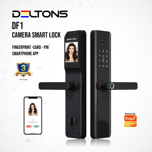 Camera Smart Lock DF1 Fingerprint Door Viewer Display Tuya