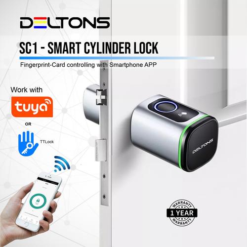 [EZO.7700040] Smart Cylinder Lock Deltons SC1 Tuya TTLock APP Door Lock