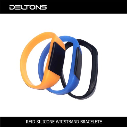 [EZO.7700073] Gelang RFID Silicone Silikon Wristband Bracelete - Biru