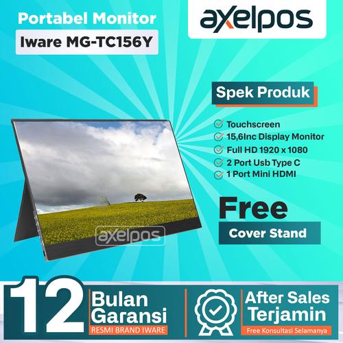 [EZO.7800074] Portable Monitor Full Hd 1080 Ips Lcd 15,6 Inch Iware MCTC156Y