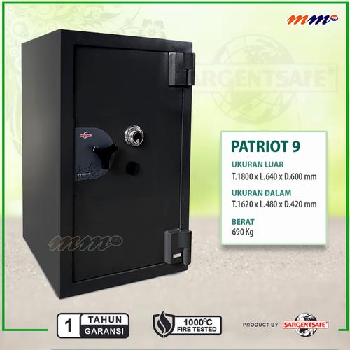 [EZO.7900008] Brankas Sargent Safe Patriot Size 9