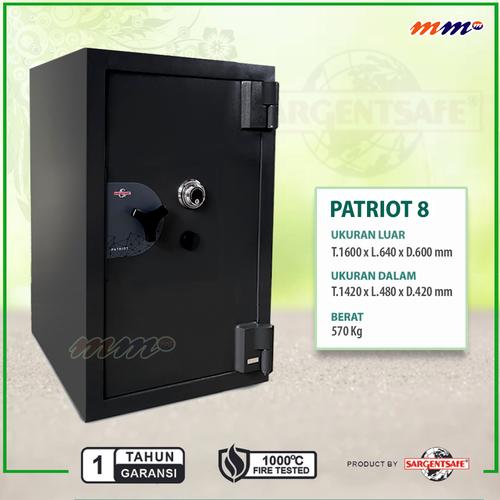 [EZO.7900009] Brankas Sargent Safe Patriot Size 8