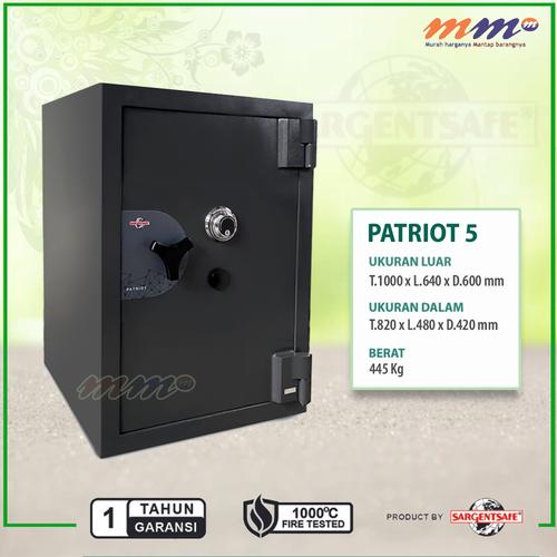 [EZO.7900012] Brankas Sargent Safe Patriot Size 5
