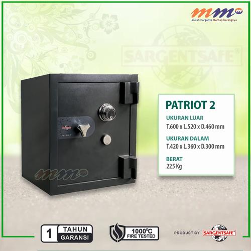 [EZO.7900015] Brankas Sargent Safe Patriot Size 2