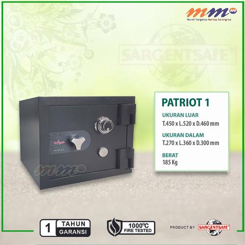 [EZO.7900016] Brankas Sargent Safe Patriot Size 1