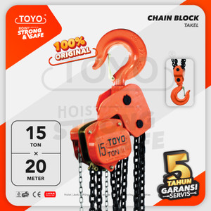 [EZO.1600048] Chain Block / Takel 15 Ton x 20 Meter TOYO