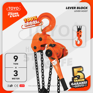 [EZO.1600049] Lever Block / Lever Hoist 9 Ton x 3 Meter TOYO