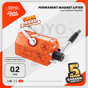 [EZO.1600050] Permanent Magnet Lifter / Magnetic Lifter 0.2 Ton TOYO