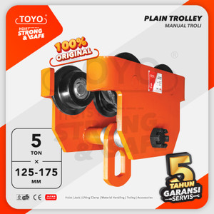 [EZO.1600101] Plain Trolley / Manual Troli 5 Ton TOYO