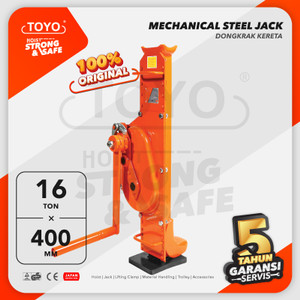 [EZO.1600163] Mechanical Steel Jack / Dongkrak Kereta 16 Ton TOYO