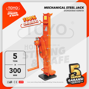 [EZO.1600166] Mechanical Steel Jack / Dongkrak Kereta 5 Ton TOYO