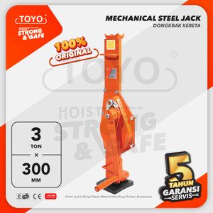 [EZO.1600167] Mechanical Steel Jack / Dongkrak Kereta 3 Ton TOYO