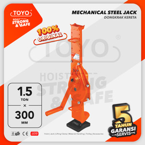 [EZO.1600242] Mechanical Steel Jack / Dongkrak Kereta 1.5 Ton TOYO