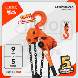 [EZO.1600171] Lever Block / Lever Hoist 9 Ton x 5 Meter TOYO