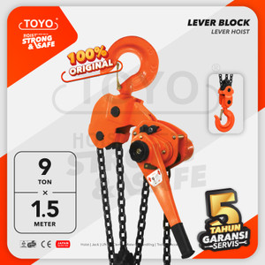 [EZO.1600022] Lever Block / Lever Hoist 9 Ton x 1.5 Meter TOYO