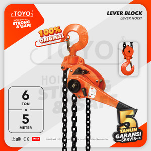 [EZO.1600172] Lever Block / Lever Hoist 6 Ton x 5 Meter TOYO