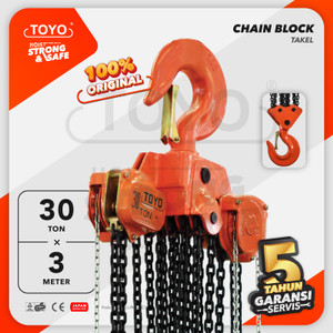 [EZO.1600174] Chain Block / Takel 30 Ton x 3 Meter TOYO