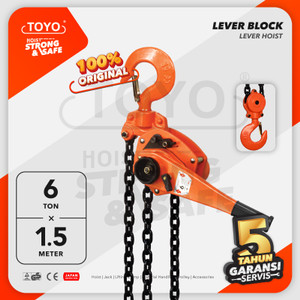 [EZO.1600180] Lever Block / Lever Hoist 6 Ton x 1.5 Meter TOYO