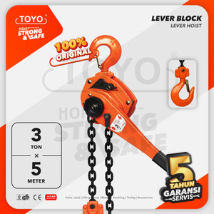 [EZO.1600182] Lever Block / Lever Hoist 3 Ton x 5 Meter TOYO
