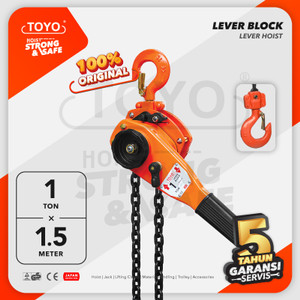 [EZO.1600204] Lever Block / Lever Hoist 1 Ton x 1.5 Meter TOYO