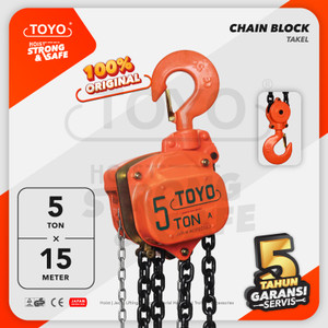[EZO.1600205] Chain Block / Takel 5 Ton x 15 Meter TOYO