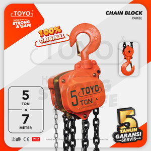 [EZO.1600209] Chain Block / Takel 5 Ton x 7 Meter TOYO