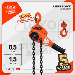 [EZO.1600210] Lever Block / Lever Hoist 0.5 Ton x 1.5 Meter TOYO