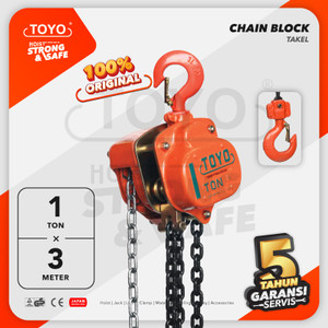 [EZO.1600235] Chain Block / Takel 1 Ton x 3 Meter TOYO