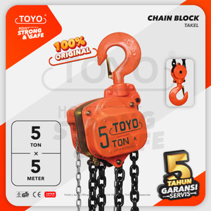 [EZO.1600231] Chain Block / Takel 5 Ton x 5 Meter TOYO