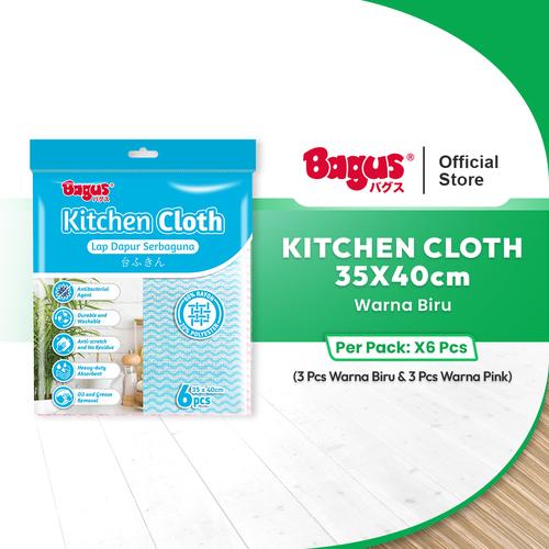 [EZO.9000053] Bagus Kitchen Cloth Uk. 35 x 40 cm 6's