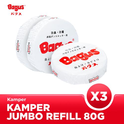 [EZO.9000095] Triple Pack Bagus Jumbo Refill 80 g - Kamper