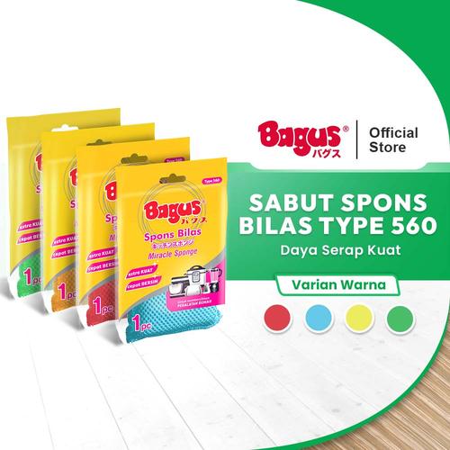 [EZO.9000104] Twin Pack Bagus Sabut Spons Bilas 1's Type 560